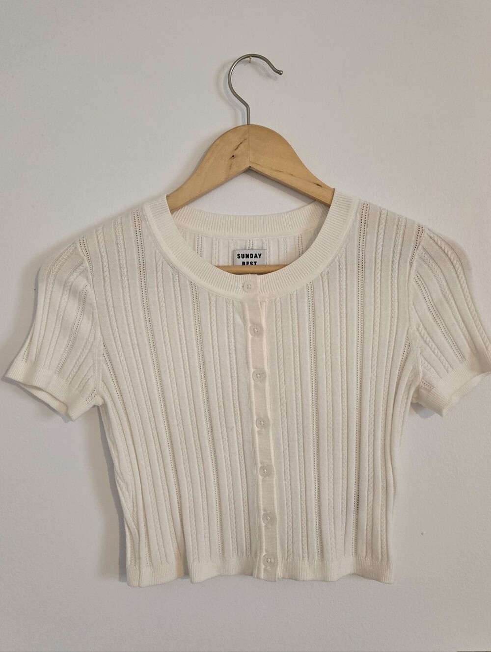 Aritzia Knit Crop Cardigan